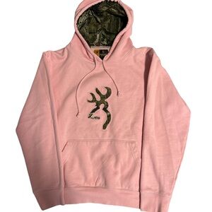 Browning ladies sweater. Pink and camo.